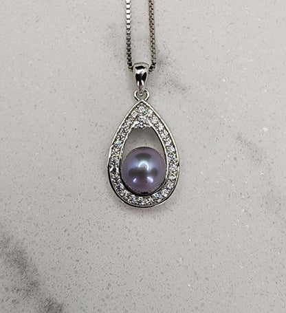 Sterling Silver Pearl Pendant