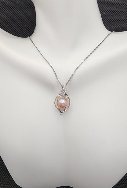 Sterling Silver Pearl Pendant