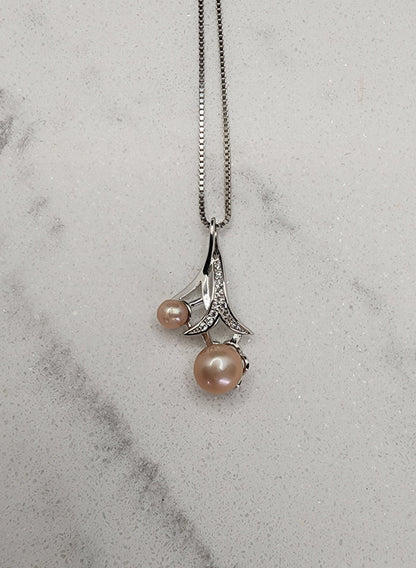 Sterling Silver Pearl Pendant