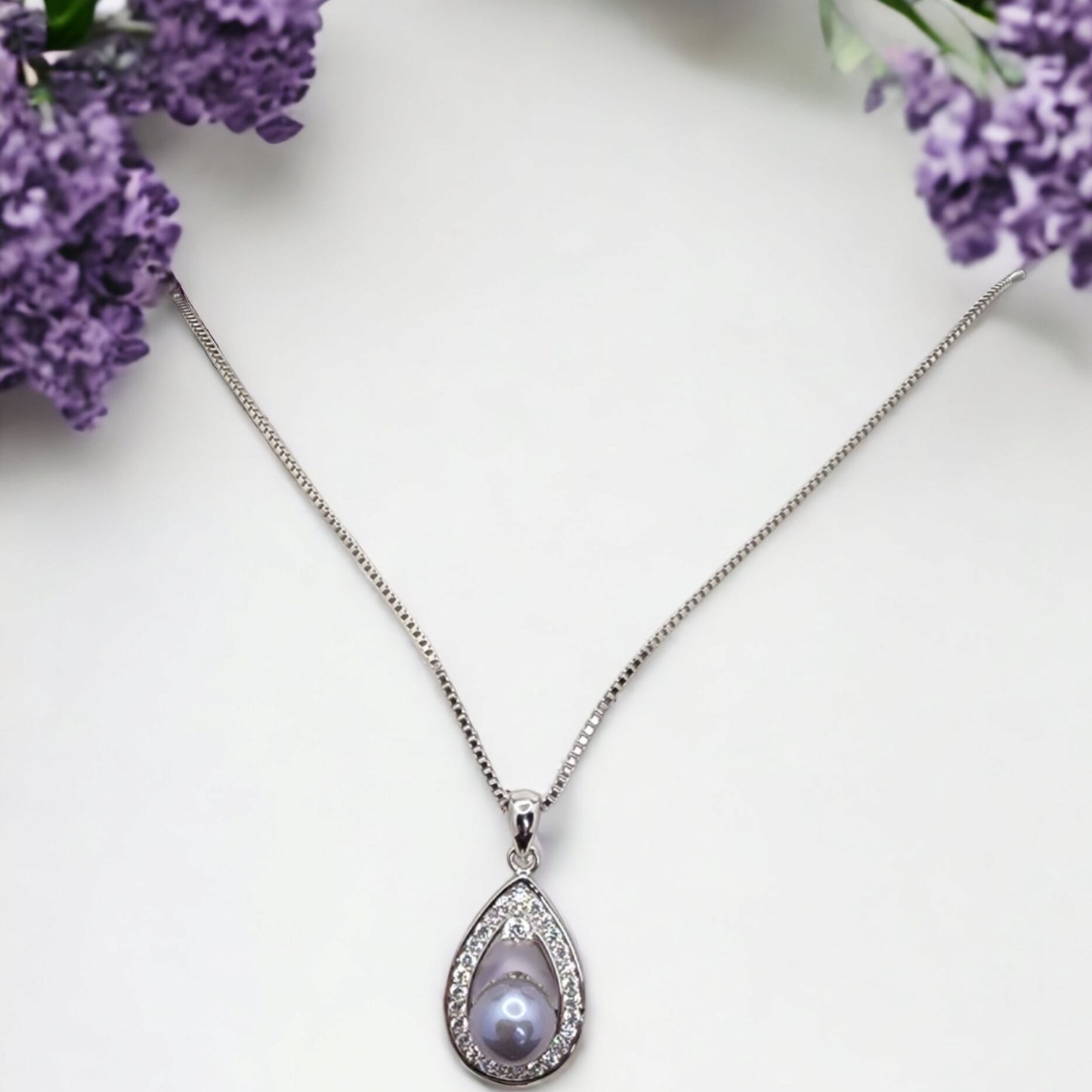 Sterling Silver Pearl Pendant