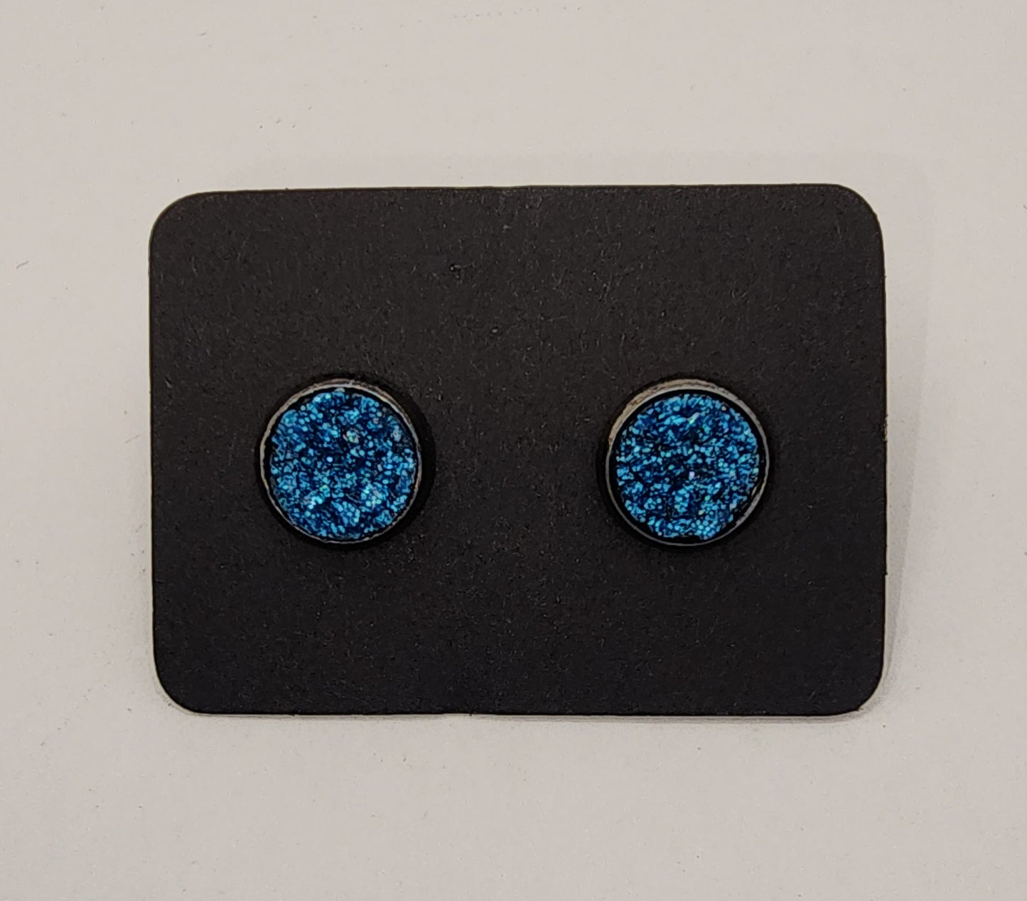 Small Druzy Stud Earrings